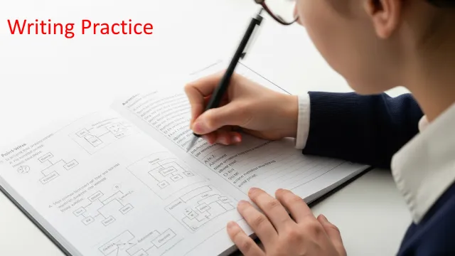 10th Board Exam – Improve Score with Regular Writing Practice Class 10 student practicing writing answers to improve speed for board exams