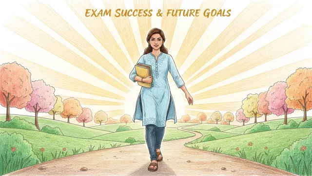 मेहनत से ही परीक्षा में सफलता मिलती है