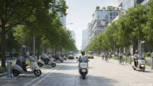 भविष्य का इलेक्ट्रिक मोबिलिटी शहर